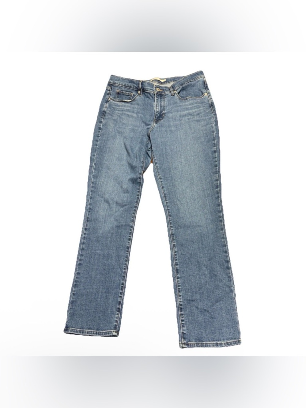 Levi's Womens Classic Straight Jeans W31 L30 (fits W34 L30) Normcore Denim Blue